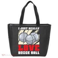 I Just Really Love Bocce Ball Tote Bag thumb 0