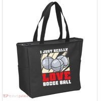 I Just Really Love Bocce Ball Tote Bag thumb 2
