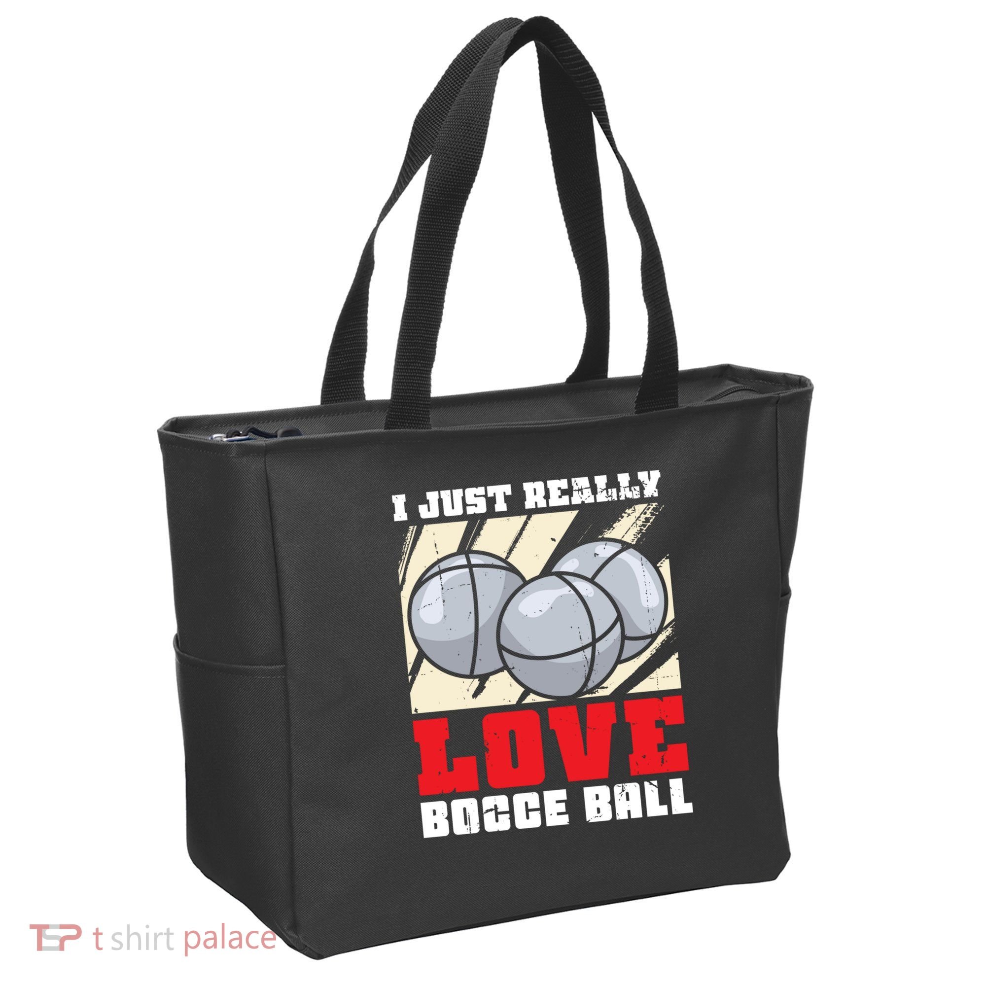 I Just Really Love Bocce Ball Tote Bag