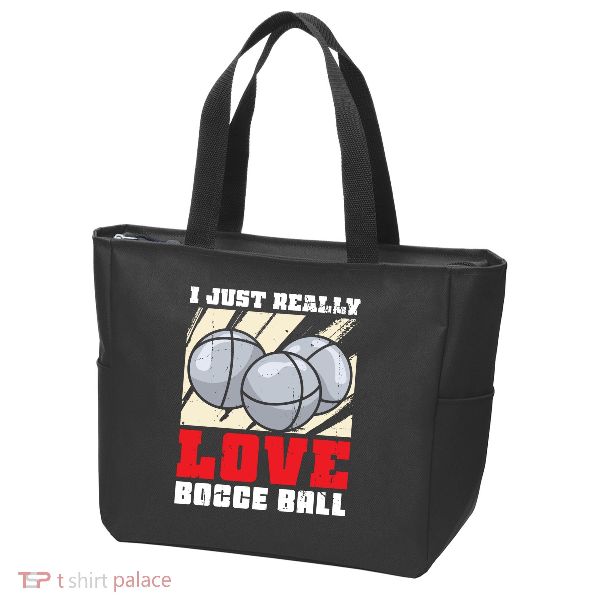 I Just Really Love Bocce Ball Tote Bag