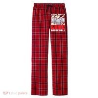 I Just Really Love Bocce Ball Men's Flannel Plaid Pajama Pants thumb 0