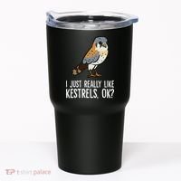 I Just Really Like Kestrels Ok Cute Kestrel Bird Tumbler thumb 0