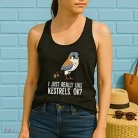 I Just Really Like Kestrels Ok Cute Kestrel Bird Women's Tank Top thumb 2