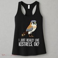 I Just Really Like Kestrels Ok Cute Kestrel Bird Women's Tank Top thumb 3