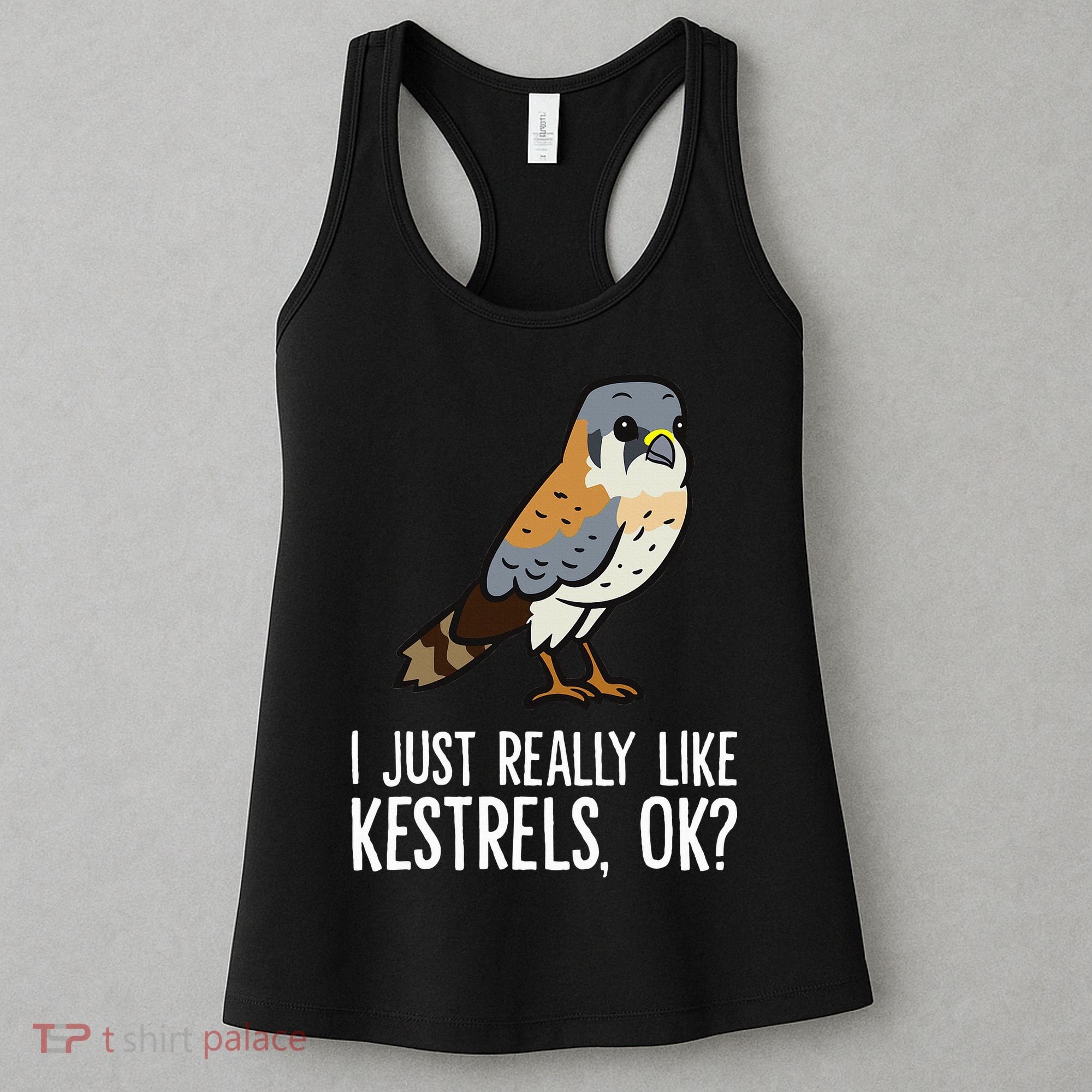 I Just Really Like Kestrels Ok Cute Kestrel Bird Women's Tank Top