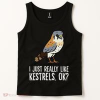 I Just Really Like Kestrels Ok Cute Kestrel Bird Tank Top thumb 2