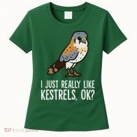 I Just Really Like Kestrels Ok Cute Kestrel Bird Women's T-Shirt thumb 0