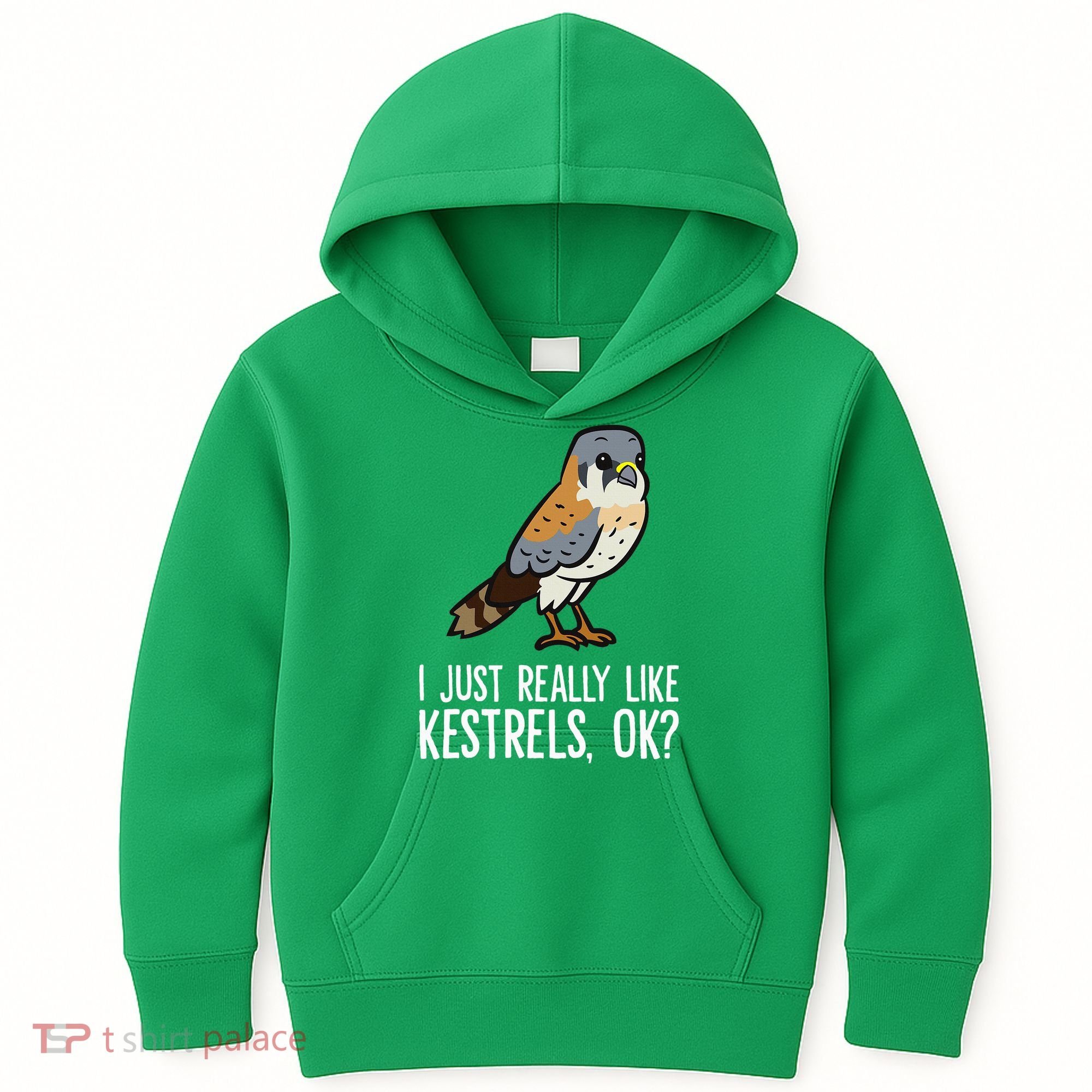 I Just Really Like Kestrels Ok Cute Kestrel Bird Kids Hoodie