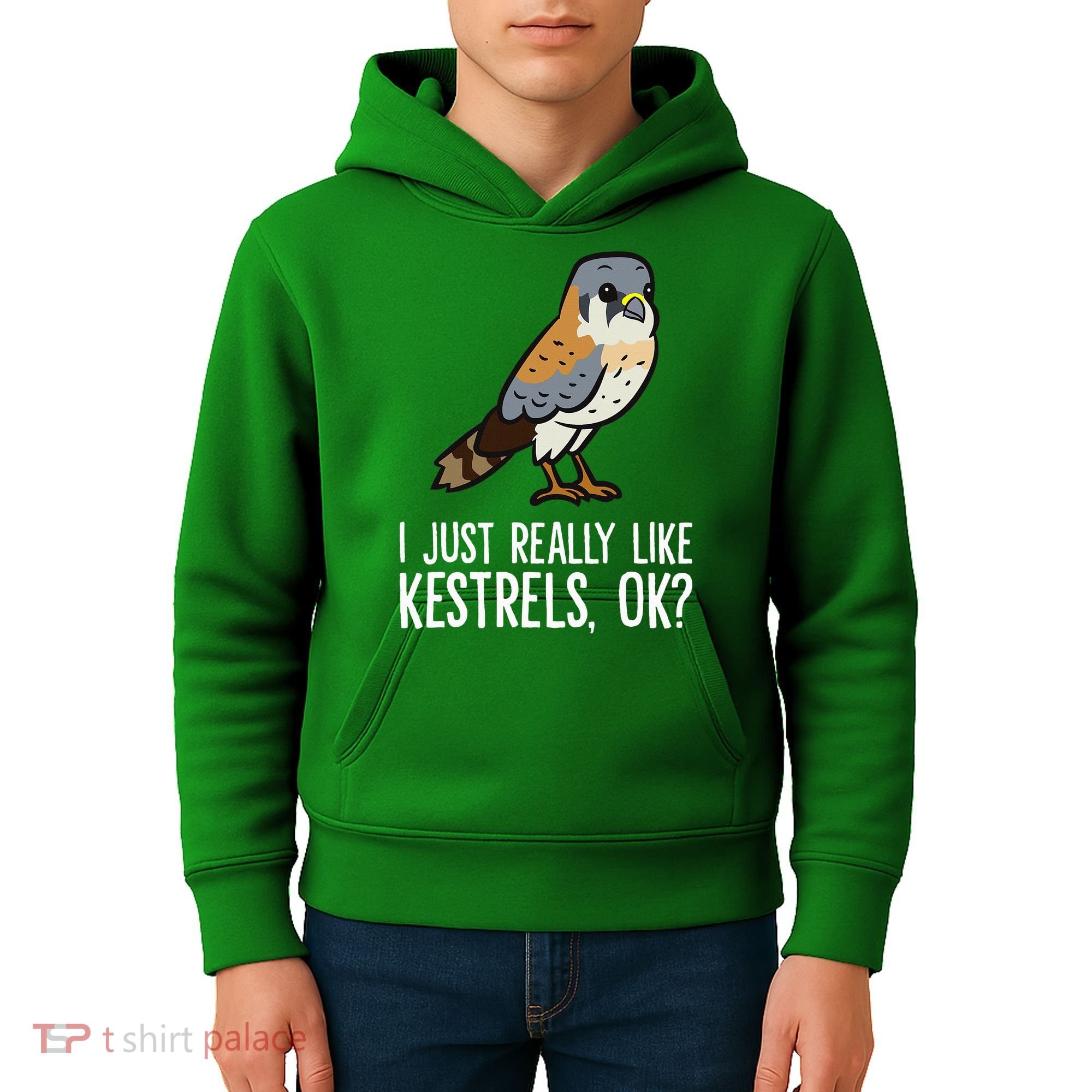 I Just Really Like Kestrels Ok Cute Kestrel Bird Kids Hoodie