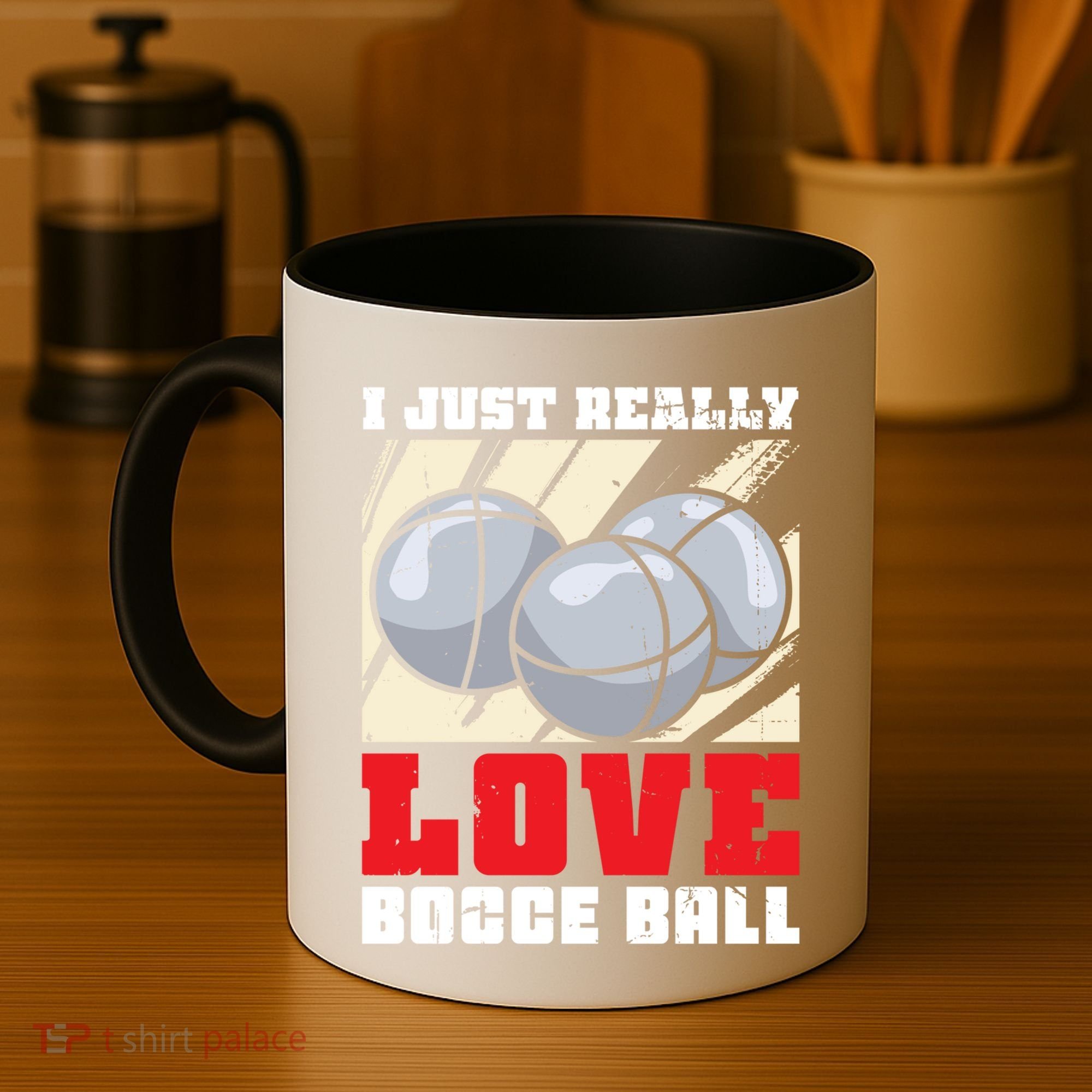 I Just Really Love Bocce Ball Gift Coffee Mug