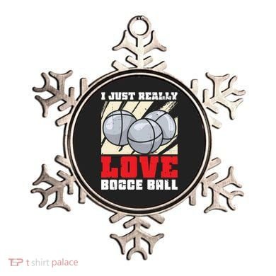 I Just Really Love Bocce Ball Gift Ornament