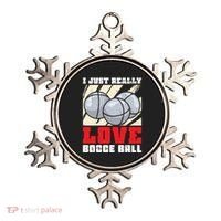 I Just Really Love Bocce Ball Gift Ornament thumb 0
