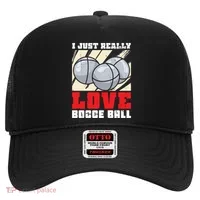 I Just Really Love Bocce Ball Gift Hat thumb 0