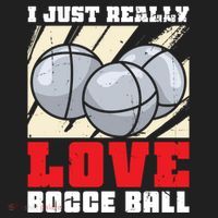 I Just Really Love Bocce Ball Gift Hat thumb 2