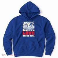 I Just Really Love Bocce Ball Gift Hoodie thumb 0