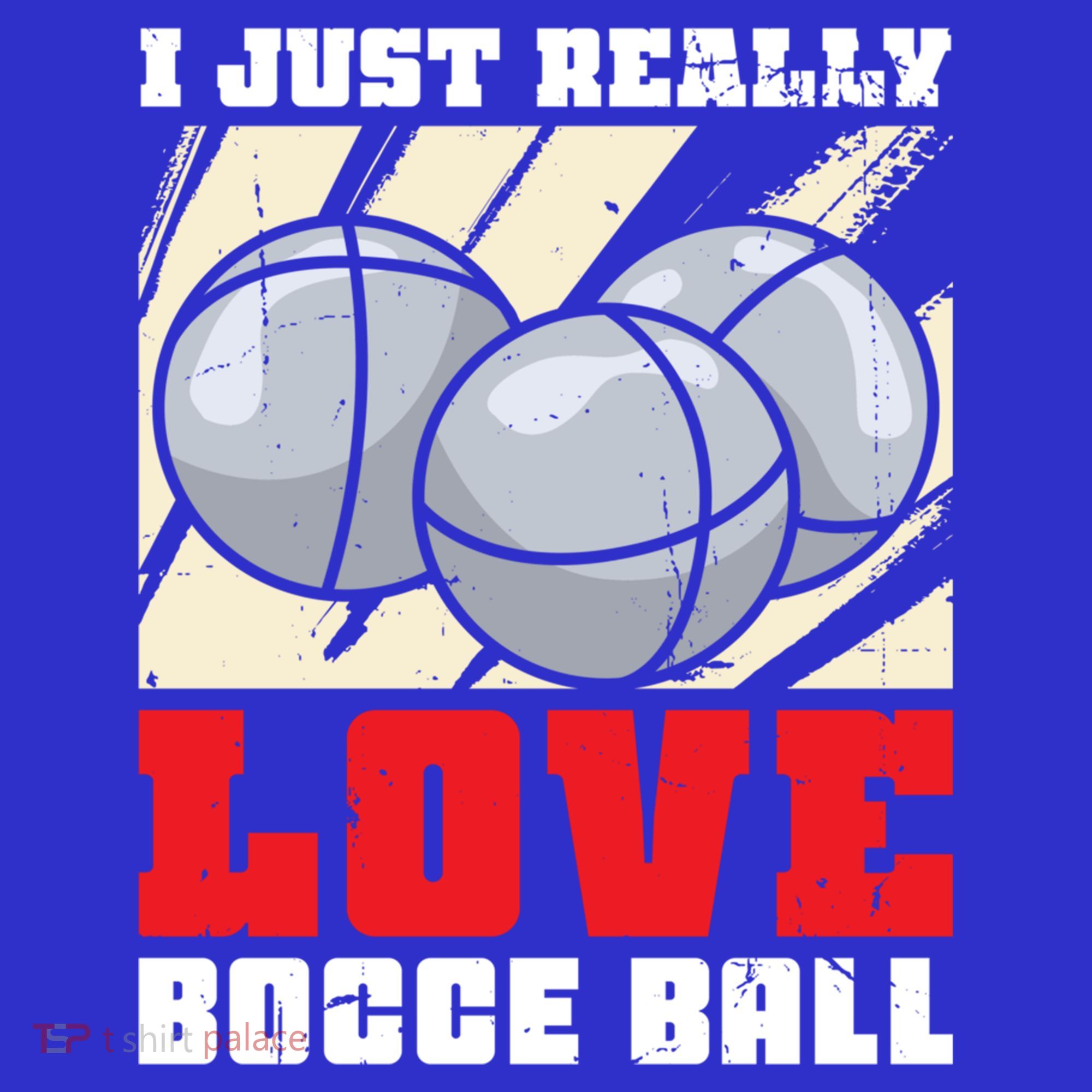 I Just Really Love Bocce Ball Gift Hoodie