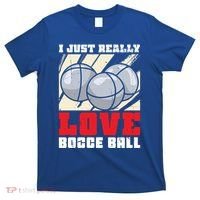 I Just Really Love Bocce Ball Gift T-Shirt thumb 0