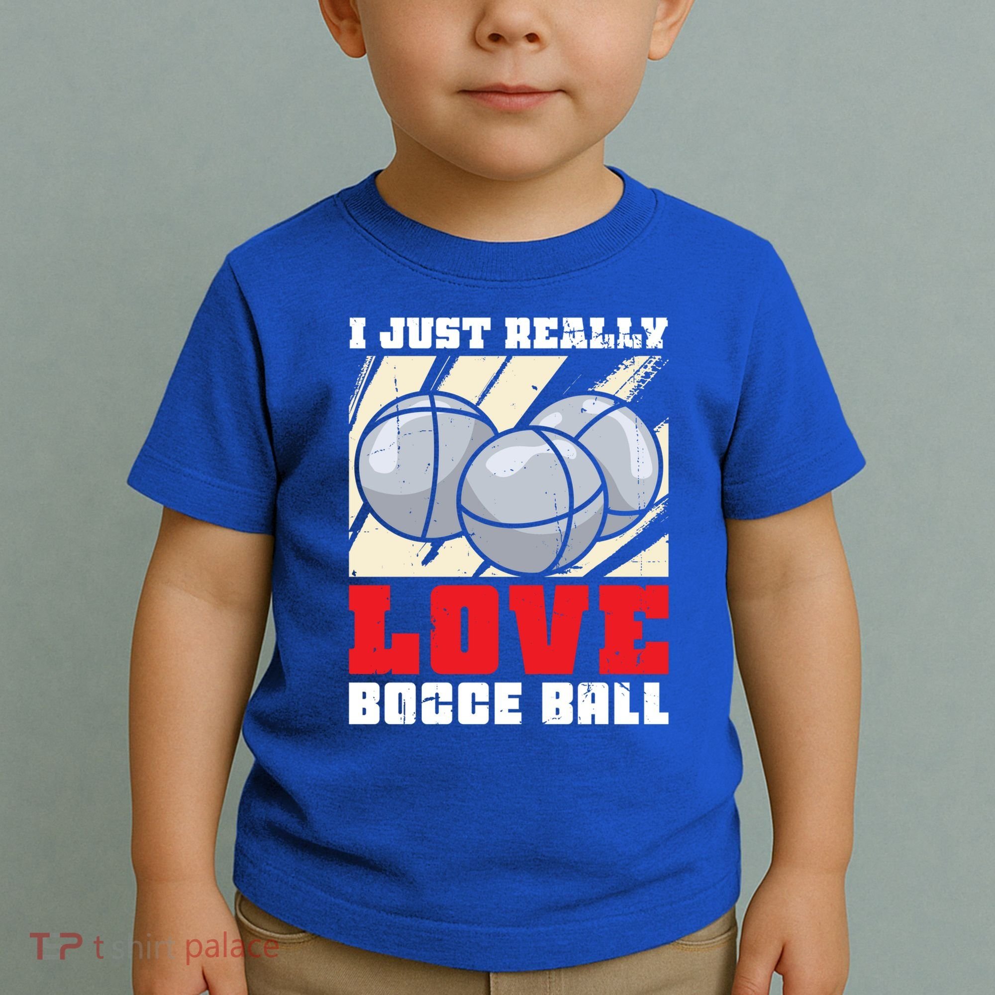 I Just Really Love Bocce Ball Gift Toddler T-Shirt