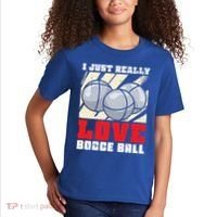 I Just Really Love Bocce Ball Gift Kids T-Shirt thumb 2