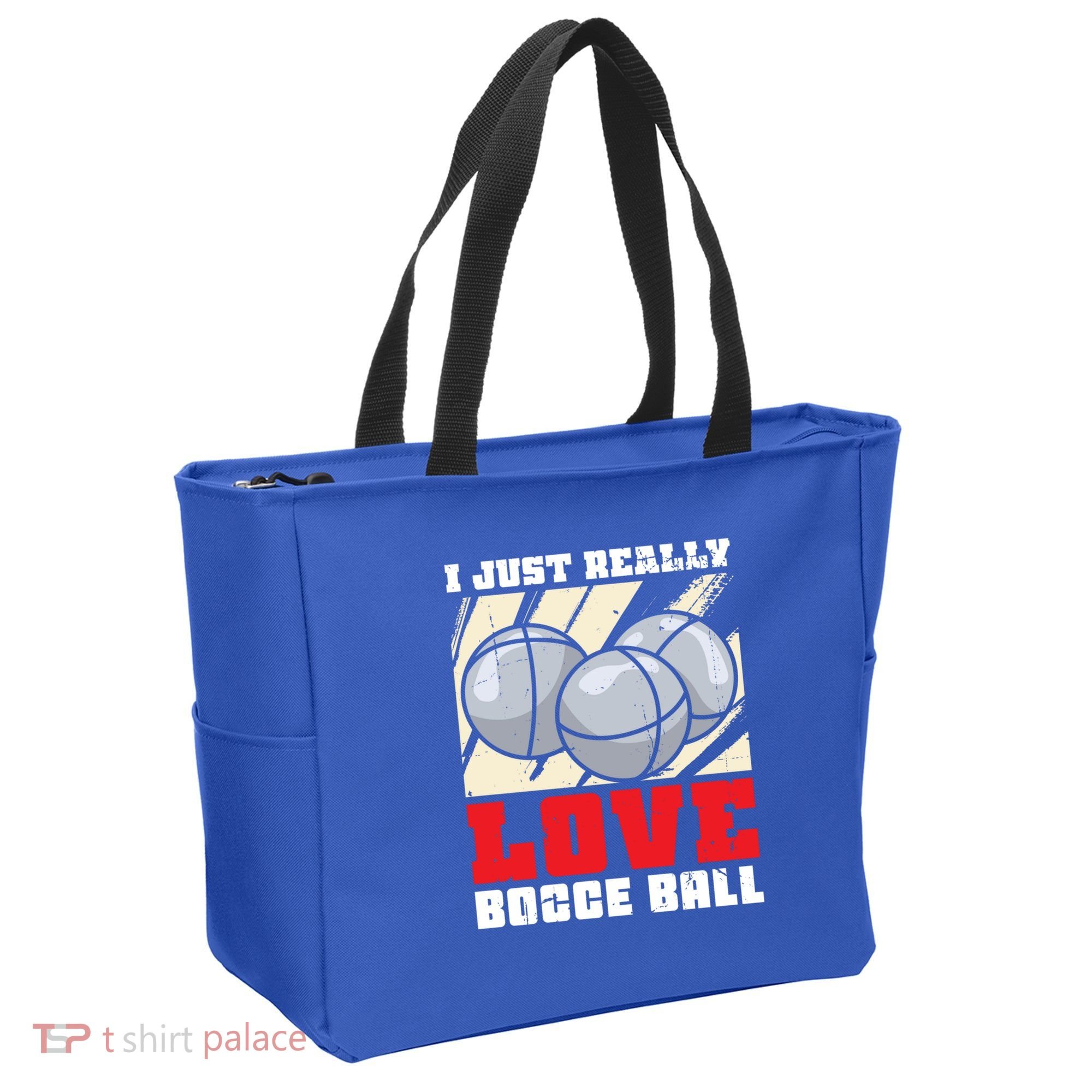 I Just Really Love Bocce Ball Gift Tote Bag