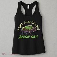 I Just Really Like Bison OK? Women's Tank Top thumb 3