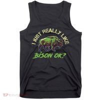 I Just Really Like Bison OK? Tank Top thumb 0