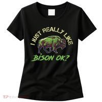 I Just Really Like Bison OK? Women's T-Shirt thumb 0