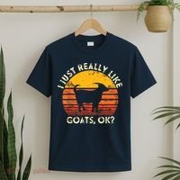 I Just Really Like Goats Farmer Farm Animal Goat Lover Gift T-Shirt thumb 2