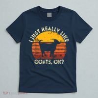 I Just Really Like Goats Farmer Farm Animal Goat Lover Gift T-Shirt thumb 5