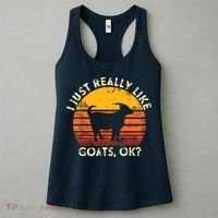 I Just Really Like Goats Farmer Farm Animal Goat Lover Gift Women's Tank Top thumb 3