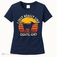 I Just Really Like Goats Farmer Farm Animal Goat Lover Gift Women's T-Shirt thumb 0