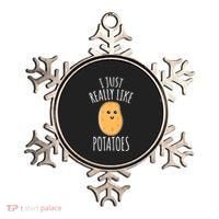 I Just Really Like Potatoes Funy Gift Cute Potato Ornament thumb 0