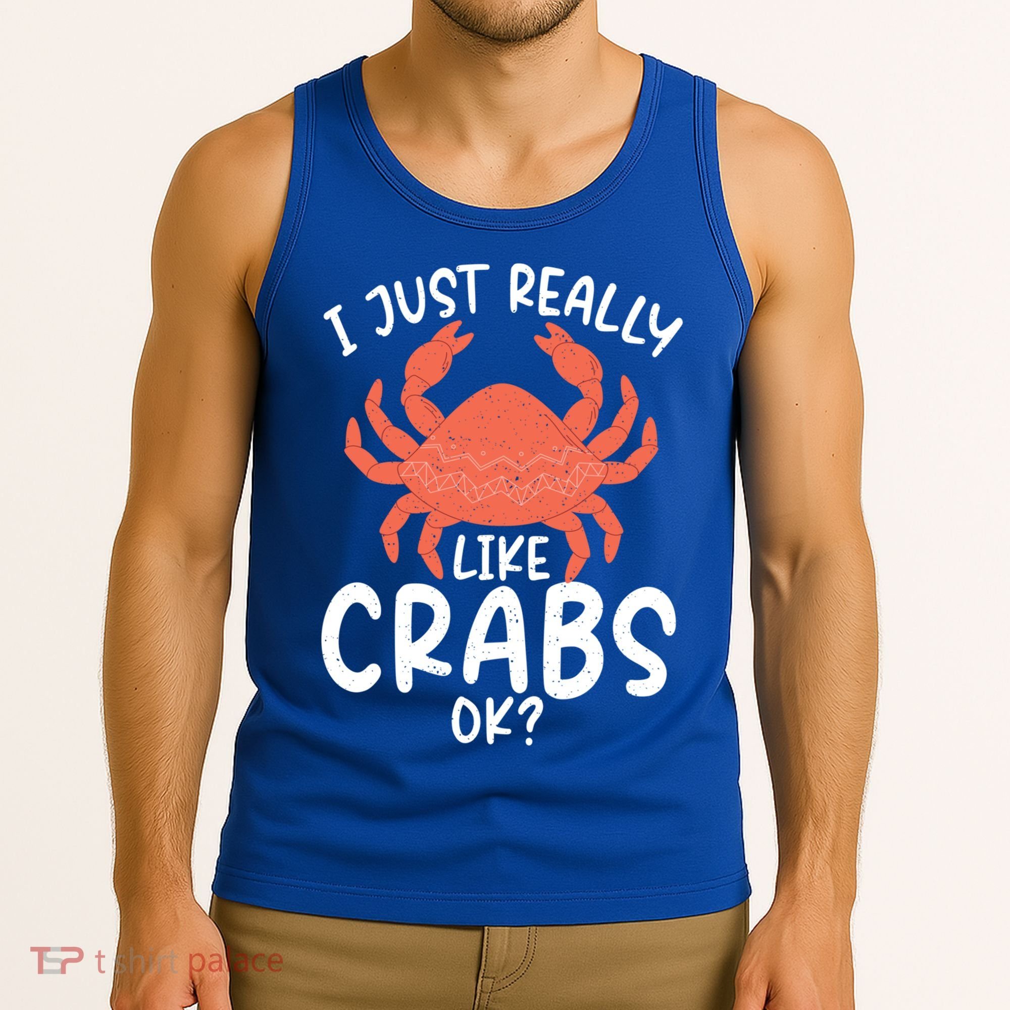 I Just Really Like Crabs Ok Crab Owner Gift Tank Top