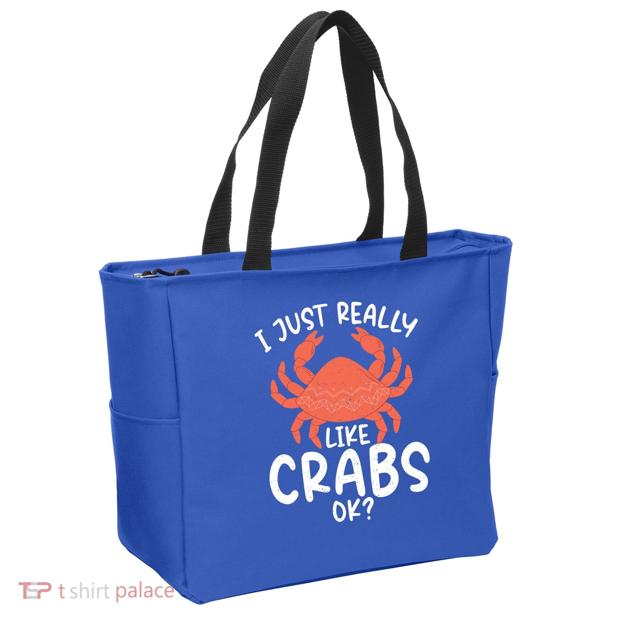 I Just Really Like Crabs Ok Crab Owner Gift Tote Bag