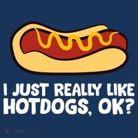 I Just Really Like Hot Dogs, Ok? Funny Hot Dog Lover Women's Tank Top thumb 5