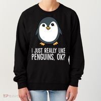 I Just Really Like Penguins Meaningful Gift Women's Sweatshirt thumb 0