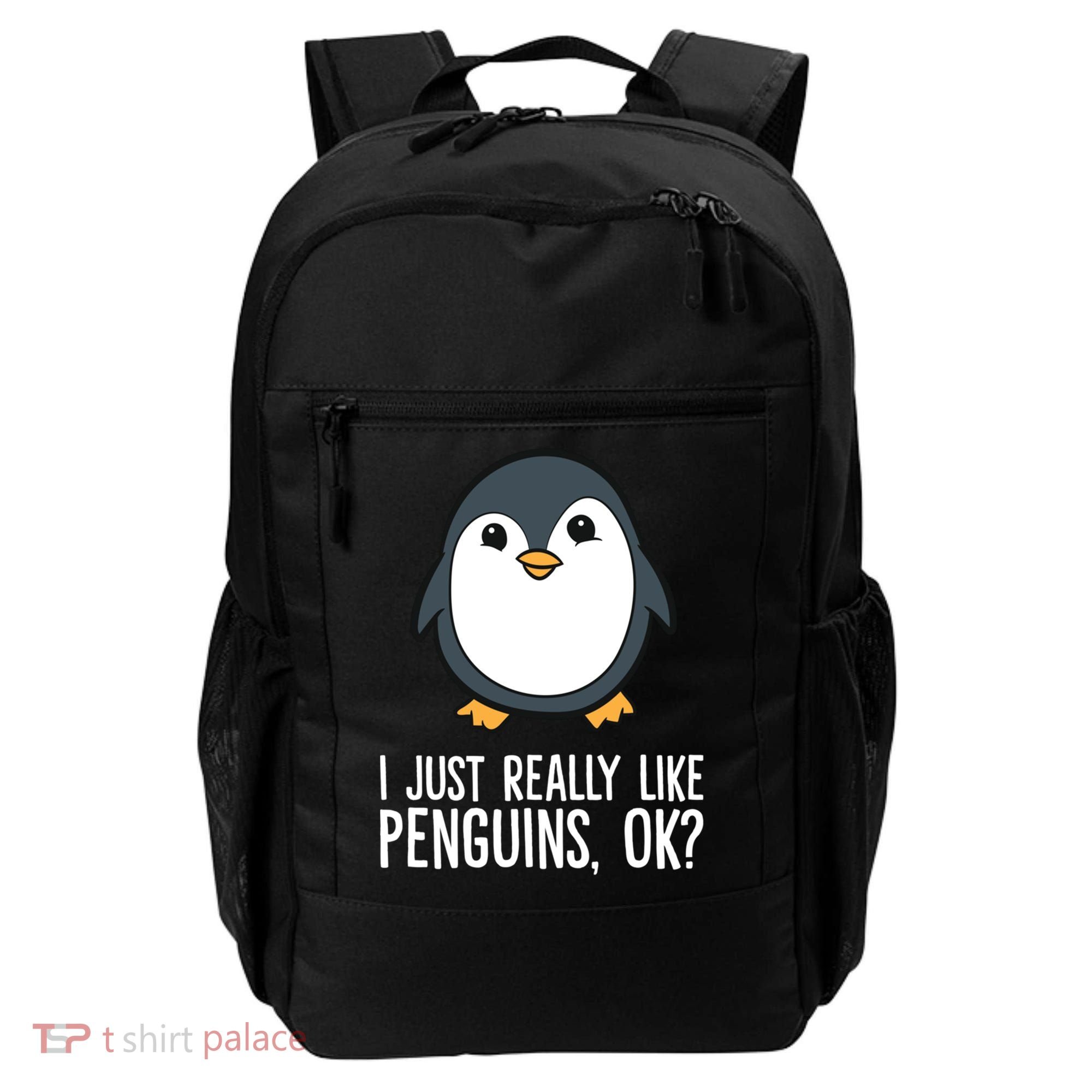 I Just Really Like Penguins Meaningful Gift Backpack