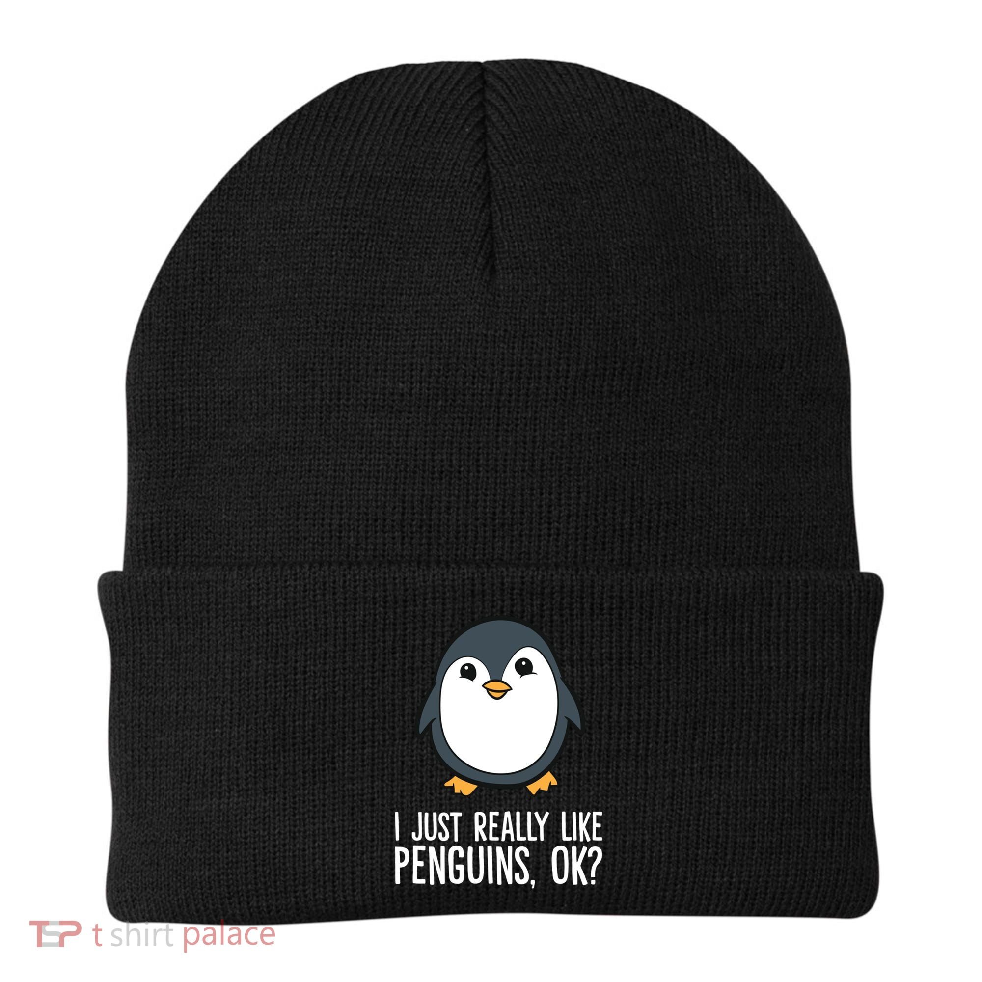 I Just Really Like Penguins Meaningful Gift Beanie
