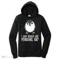 I Just Really Like Penguins Meaningful Gift Women's Hoodie thumb 0