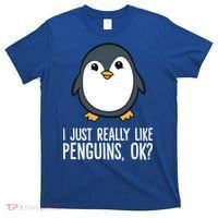 I Just Really Like Penguins Meaningful Gift T-Shirt thumb 0