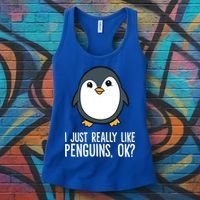 I Just Really Like Penguins Meaningful Gift Women's Tank Top thumb 3