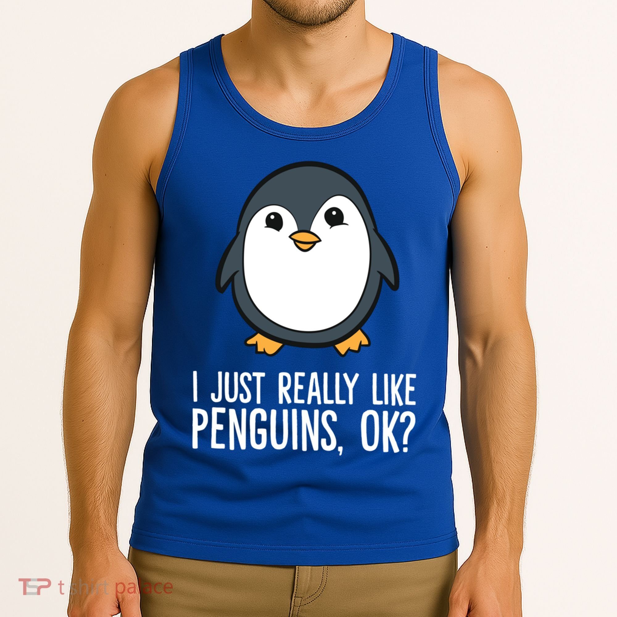I Just Really Like Penguins Meaningful Gift Tank Top
