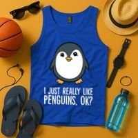 I Just Really Like Penguins Meaningful Gift Tank Top thumb 4