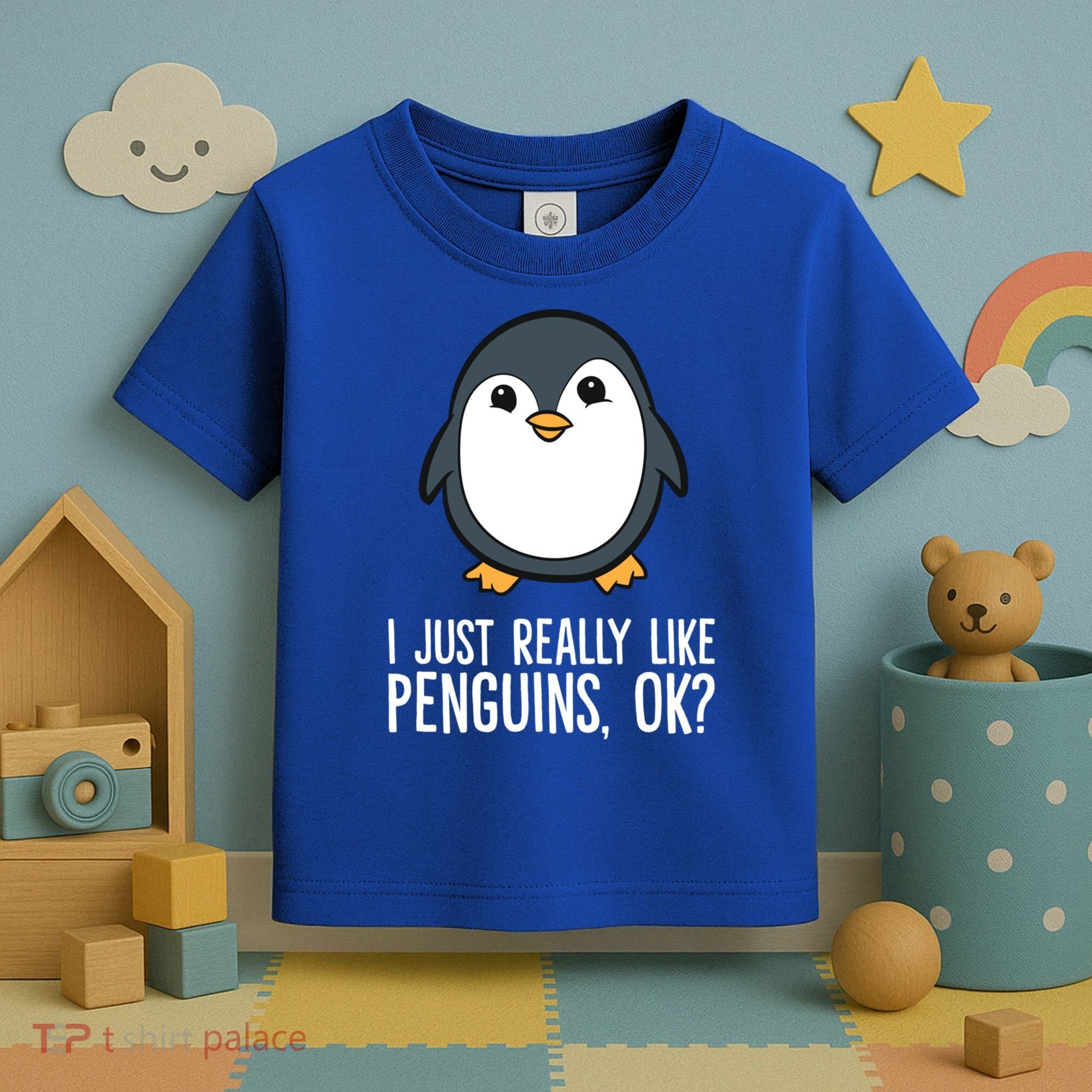 I Just Really Like Penguins Meaningful Gift Toddler T-Shirt
