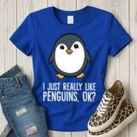 I Just Really Like Penguins Meaningful Gift Women's T-Shirt thumb 3
