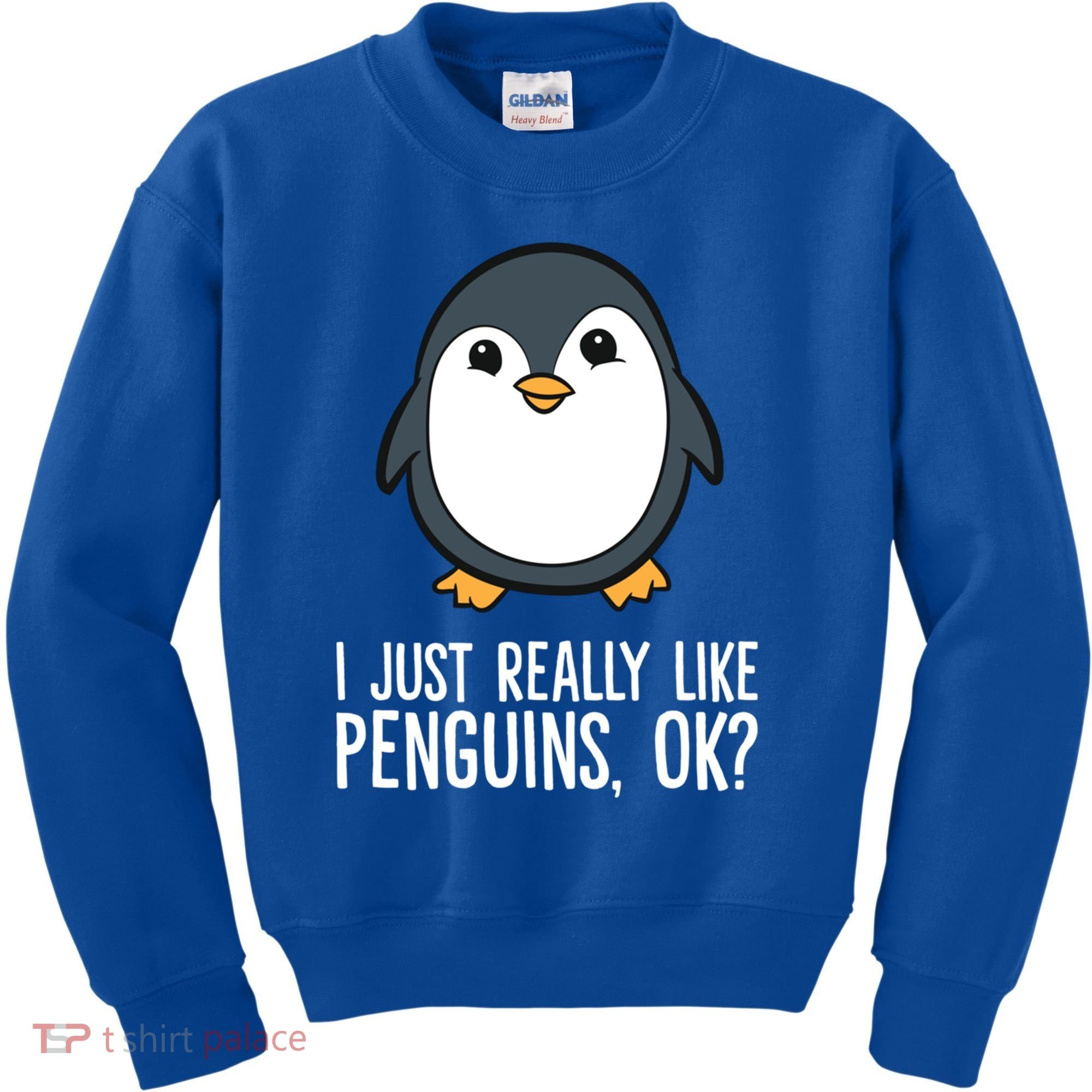 I Just Really Like Penguins Meaningful Gift Kids Sweatshirt