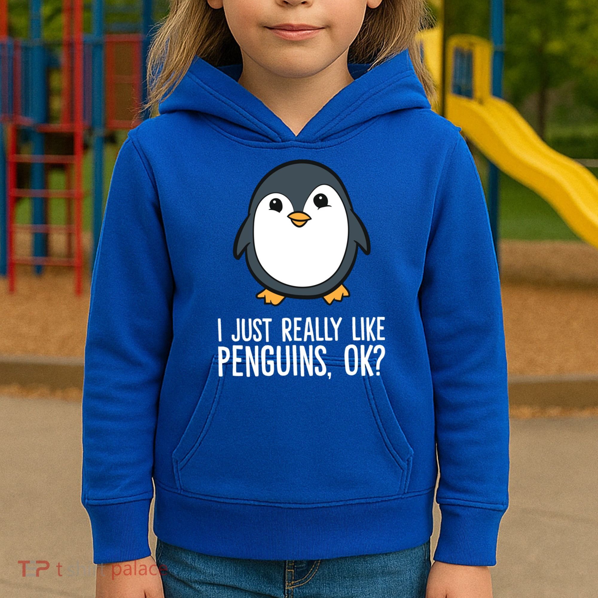 I Just Really Like Penguins Meaningful Gift Kids Hoodie