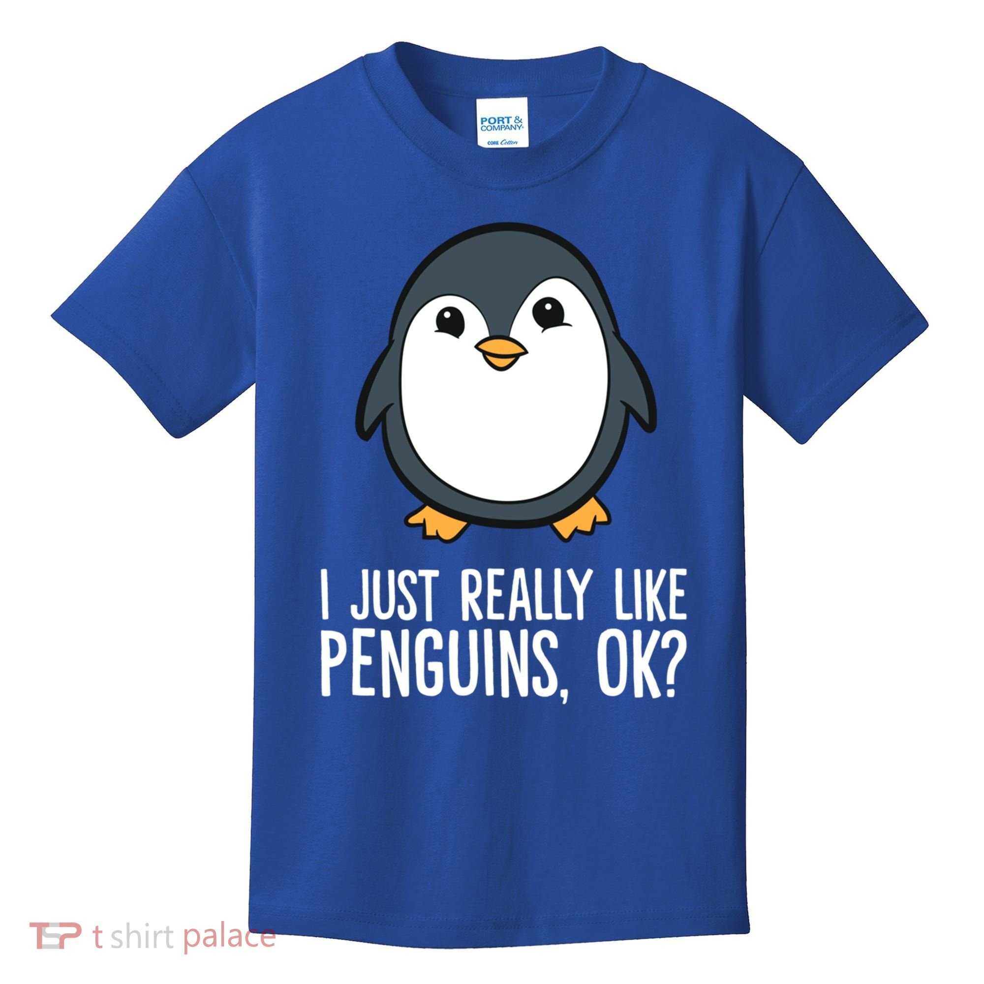 I Just Really Like Penguins Meaningful Gift Kids T-Shirt