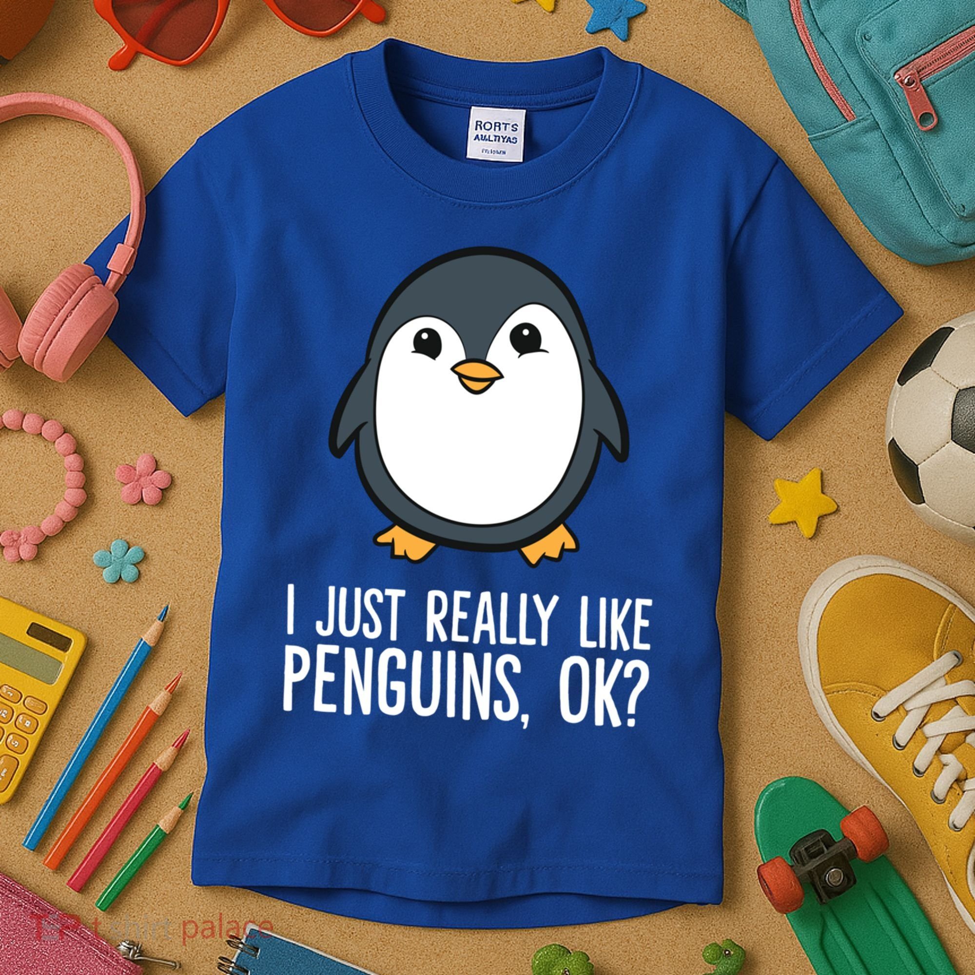 I Just Really Like Penguins Meaningful Gift Kids T-Shirt