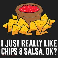 I Just Really Like Chips And Salsa Ok Tortilla Chips Beanie thumb 2